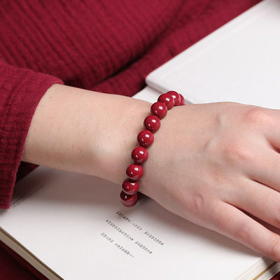 Plain Cinnabar Bracelet