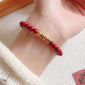 Peace Buckle Gourd Beaded Bracelet Birth Year Red Bracelet