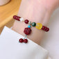Peace Buckle Gourd Beaded Bracelet Birth Year Red Bracelet