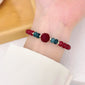 Peace Buckle Gourd Beaded Bracelet Birth Year Red Bracelet