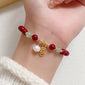Peace Buckle Gourd Beaded Bracelet Birth Year Red Bracelet