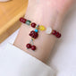 Peace Buckle Gourd Beaded Bracelet Birth Year Red Bracelet