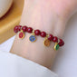 Peace Buckle Gourd Beaded Bracelet Birth Year Red Bracelet