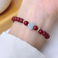 Peace Buckle Gourd Beaded Bracelet Birth Year Red Bracelet