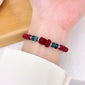 Peace Buckle Gourd Beaded Bracelet Birth Year Red Bracelet