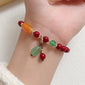 Peace Buckle Gourd Beaded Bracelet Birth Year Red Bracelet