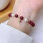 Peace Buckle Gourd Beaded Bracelet Birth Year Red Bracelet